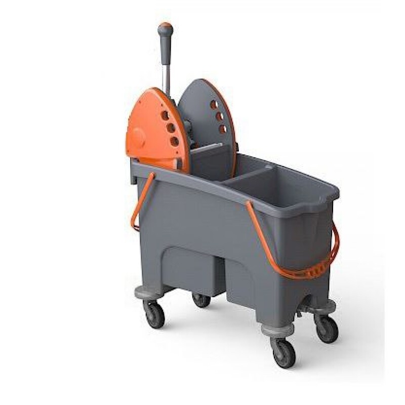 Double Mop Bucket Trolley with Wringer